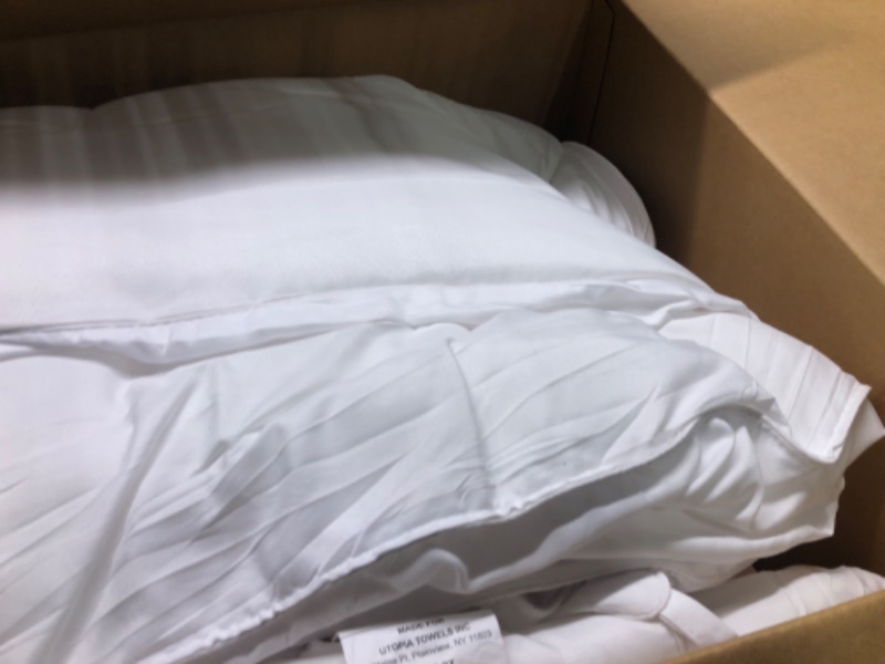 Photo 3 of 
Utopia Bedding Comforter - All Season Comforters Queen Size - Plush Siliconized Fiberfill - White Bed Comforter - Box Stitched