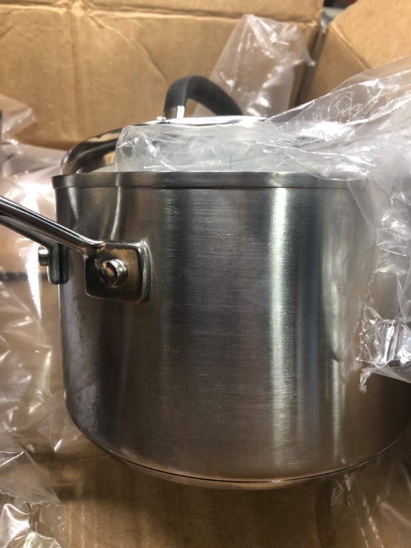 Photo 5 of KitchenAid Induction Saucepan with Lid, 3 Quart, Brushed Stainless Steel Saucepan (3 Quart)