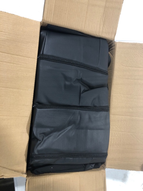 Photo 1 of BDK Croc Skin Faux Leather Car Seat Covers, Full Set Black – Front and Back Split Bench Seat Covers, Airbag Compatible, Interior Covers for Cars Trucks Vans and SUVs Black Seat Covers