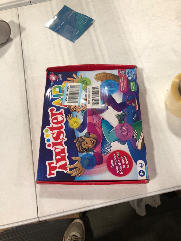 Photo 2 of Hasbro Gaming Twister Air Game | AR App Play Game with Wrist and Ankle Bands | Links to Smart Devices | Active Party Games for Kids and Adults | Ages 8+ | for 1+ Players