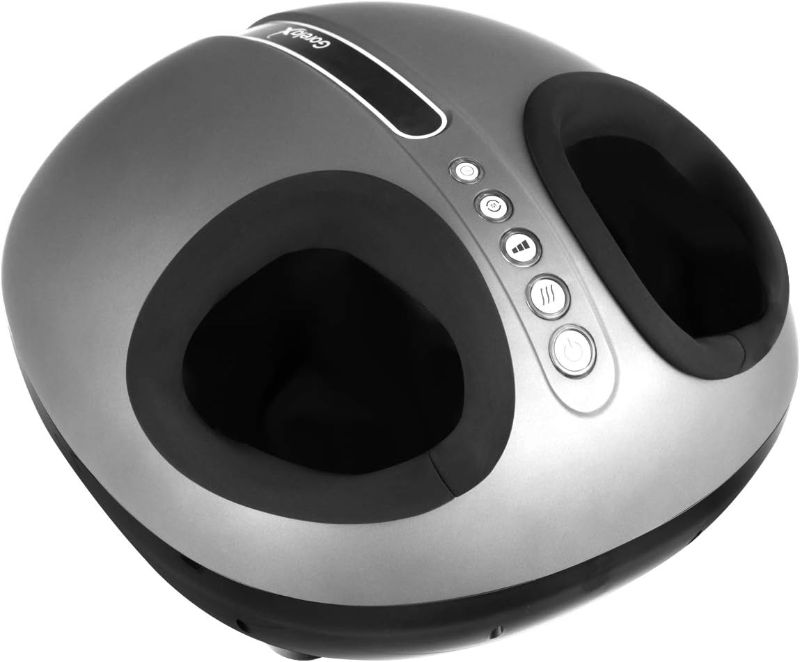 Photo 1 of **Item Color:Black** Shiatsu Foot Massager, 3-Different Intensity Adjustable Use Auto-Off Timer Heel Massage with Deep-Kneading Air Compression and Heating, Removable Massagers Suitable for Home or Office