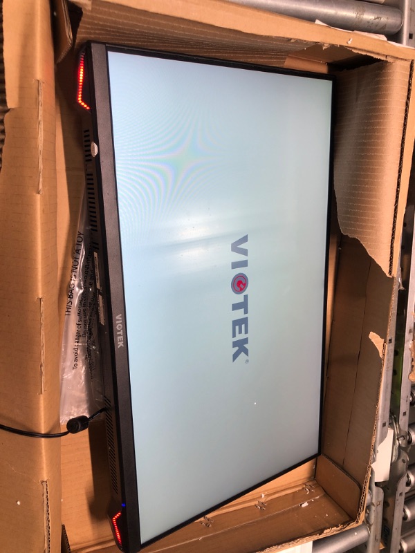 Photo 3 of **Used/Like New/Missing Stand**Viotek GFV24CB 24 Inch 165Hz Gaming Monitor (Supports 144hz) 1920 x 1080p FHD High Color 4000:1 Contrast 98% sRGB VA Panel Display Near Bezelless Frame GSYNC, FreeSync, DisplayPort, HDMI, VESA