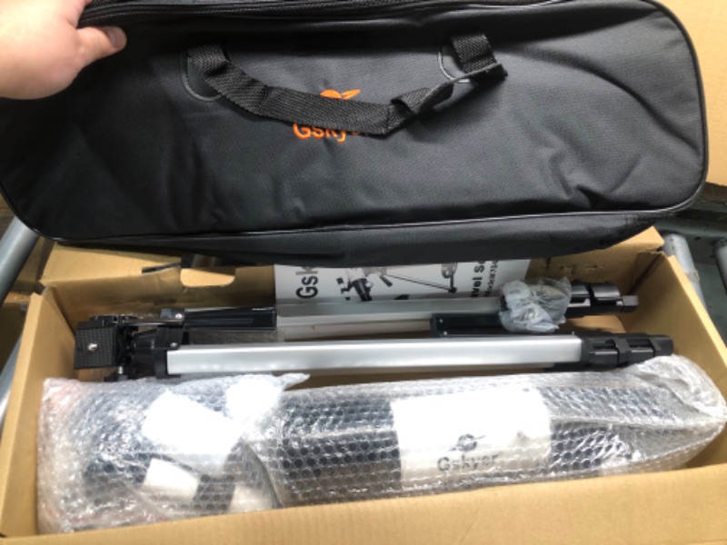 Photo 3 of *New Open**Gskyer Telescope, 70mm Aperture 400mm AZ Mount Astronomical Refracting Telescope for Kids Beginners - Travel Telescope with Carry Bag, Phone Adapter and Wireless Remote