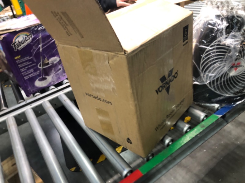 Photo 1 of **New Open**Vornado MVH Space Heater with 3 Heat Settings, Adjustable Thermostat, Tip-Over Protection, Auto Safety Shut-Off System, Indoor Use, Whole Room, Black