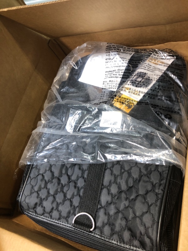 Photo 1 of *New open**Sherpa Original Deluxe Travel Pet Carrier - Black Lattice, Large & 2-Pack Replacement Liners for Travel Pet Carriers - Soft & Absorbent, Waterproof Backing, Machine Washable - White, Medium