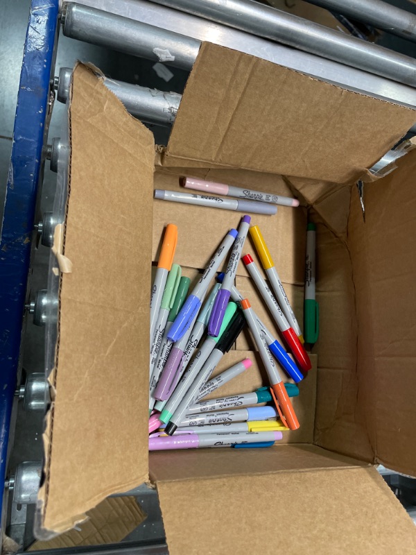 Photo 1 of SHARPIE Permanent Markers, Ultra Fine Point, Featuring Mystic Gem Color Markers, Assorted, 24 Count Mystic Gems