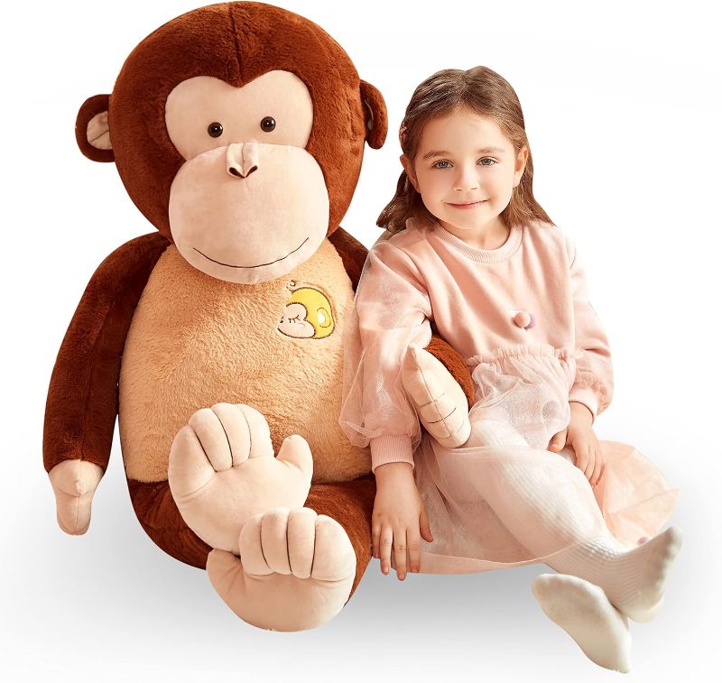 Photo 1 of IKASA Large Monkey Stuffed Animal Plush Monkey Toy for Children 
