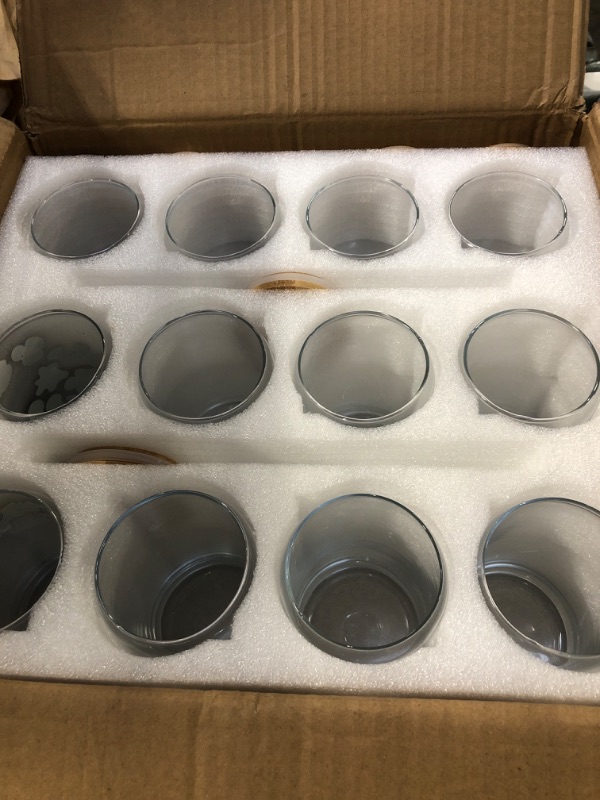 Photo 1 of [ 12pcs Set ] Glass Cups with Bamboo Lids and Glass Straw - Beer Can Shaped 16 oz Iced Coffee Drinking Glasses, Cute Tumbler Cup for Smoothie, Boba Tea, Whiskey, Water - 4 Cleaning Brushes
Visit the VITEVER Store