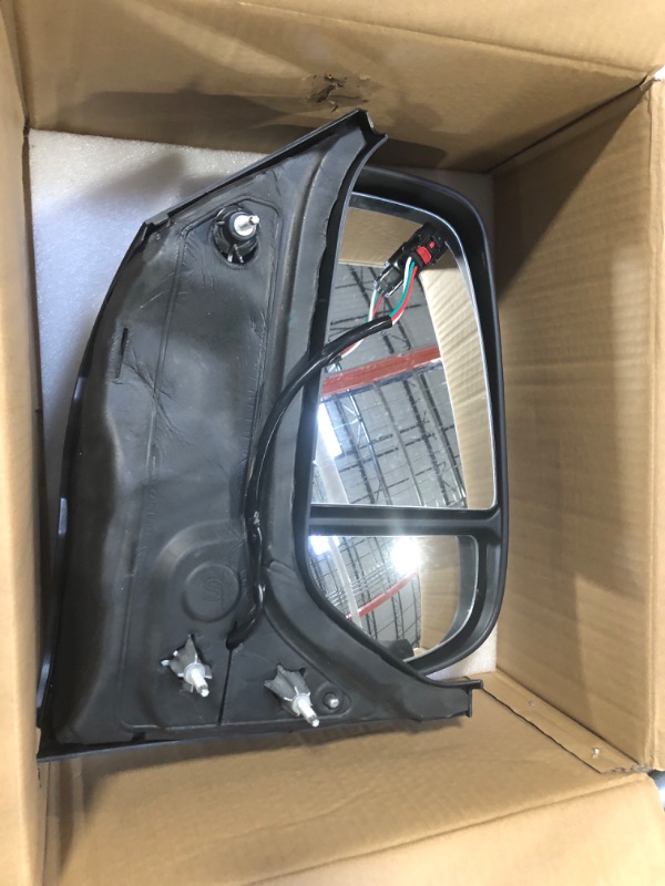 Photo 2 of Dasbecan Right Passenger Side Power Mirror Replacement without Indicator Compatible with 2015 2016 2017 Ford Transit 150 250 350