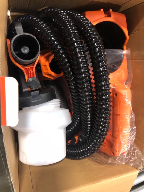 Photo 2 of TDAGRO 800W Paint Sprayer 6.5ft Airhose/4 Nozzles/3 Patterns, Split Design Air Spray Paint Gun, Easy to Clean, Paint Sprayers for Home Interior and Exterior/Cabinets/Fence/Walls/Ceiling