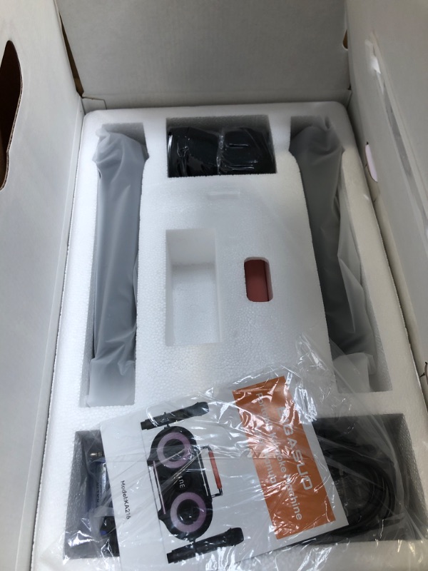 Photo 1 of BIGASUO Karaoke Machine with Rich Deep Bass Explosive Flashing Lights for Adults Portable Bluetooth Singing PA Speaker System with 2 UHF Wireless Microphones for Home Party Wedding Outdoor KA216