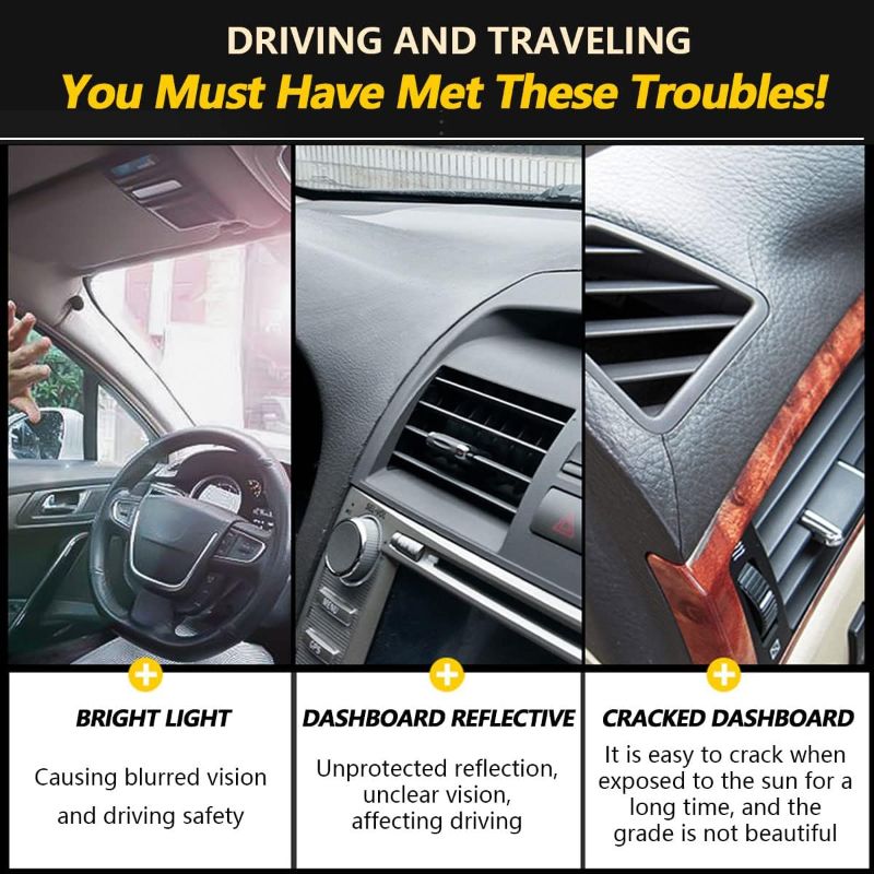 Photo 1 of AUQDD Dashboard Dash Cover Flannel Dash Mat Custom Compatible with 2007-2014 Cadillac Escalade, Anti-Glare, Anti-Reflection, No Peculiar Smell - Without Center Speaker
