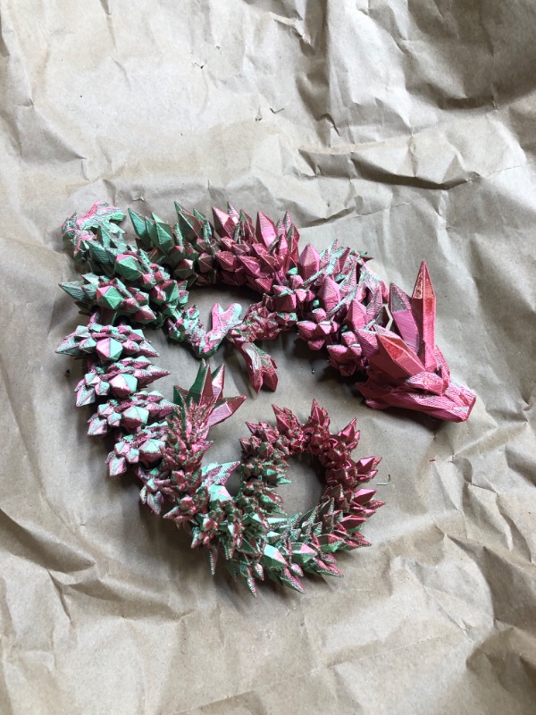 Photo 1 of Articulated Dragon Fidget Toy Series - 3D Printed Flexi Dragons Flexible ADHD, Autism, Relief Anxiety - Articulating Joints for Kids and Adults
