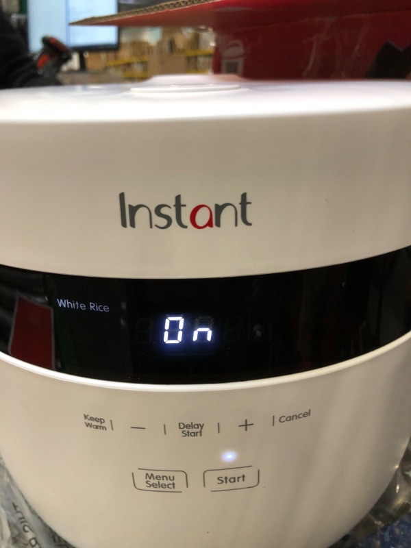 Photo 2 of Instant 20-Cup Rice Cooker, Rice and Grain Multi-Cooker with Carb Reducing Technology without Compromising Taste or Texture, From the Makers of Instant Pot, Includes 8 Cooking Presets 20 Cup Carb Reducing