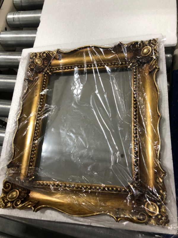 Photo 1 of 4 PACK  8x10 Vintage Bronze Picture FrameS, Ornate Antique Picture Frame for 8 by 10 Wedding Photo, Photo Frame Displays Horizontally or Vertically On Tabletop 8x10 inch