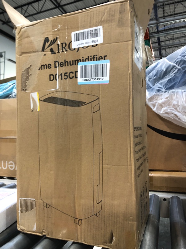 Photo 2 of 32-Pint Dehumidifier for Basement and Large Room - 2000 Sq. Ft, Quiet Dehumidifier for Large Capacity Room Home Bathroom Basements - Auto Continuous Drain Remove Moisture, With Child Lock 2000Sq.Ft.