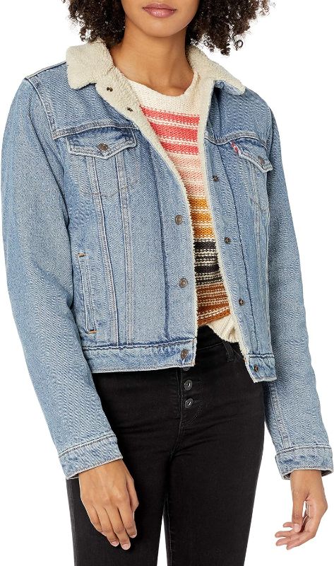 Photo 1 of Levi's Women's Original Sherpa Trucker Jackets small