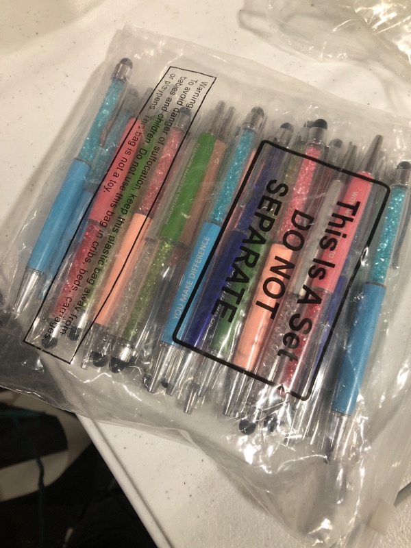 Photo 2 of Laumoi Employee Appreciation Pens Inspirational Motivational Gifts Thank You Pens 2 in 1 Crystal Stylus Pen Thanksgiving Christmas Appreciation Gifts for Team Colleague Coworker Events (20 Pieces)