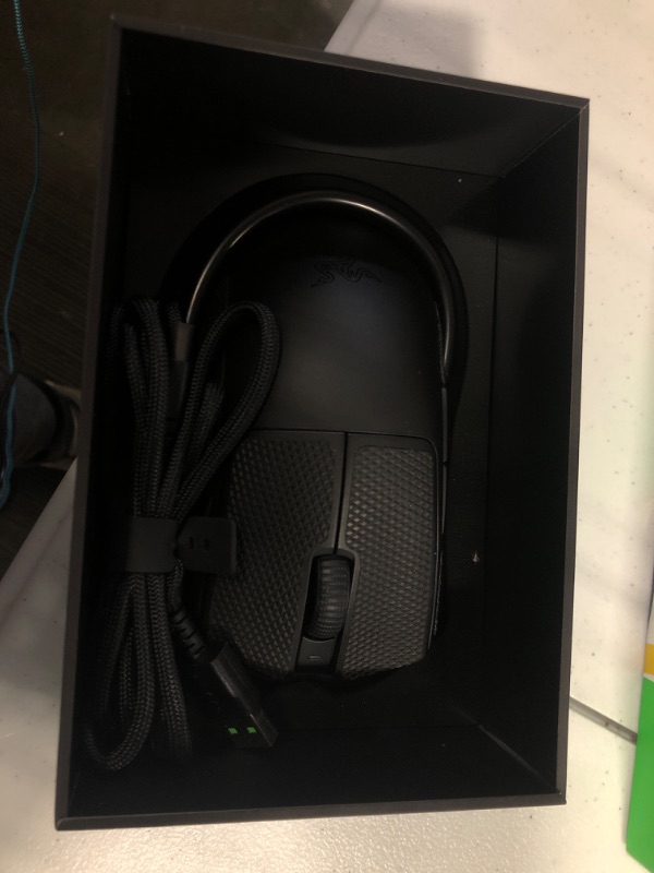 Photo 1 of Razer DeathAdder V3 Pro Wireless Gaming Mouse: 63g Ultra Lightweight - Focus Pro 30K Optical Sensor - Fast Optical Switches Gen-3 - HyperSpeed Wireless - 5 Programmable Buttons - 90 Hr Battery - Black Wireless Black