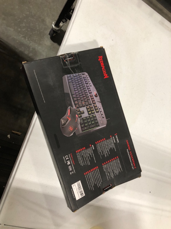 Photo 2 of Redragon S101 Gaming Keyboard, M601 Mouse, RGB Backlit Gaming Keyboard, Programmable Backlit Gaming Mouse, Value Combo Set [New Version]