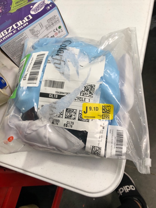 Photo 1 of Colorful House Women's Anime Cosplay Outfit Adult Blue Maid Apron Fancy Dress Costume Set Small Blue