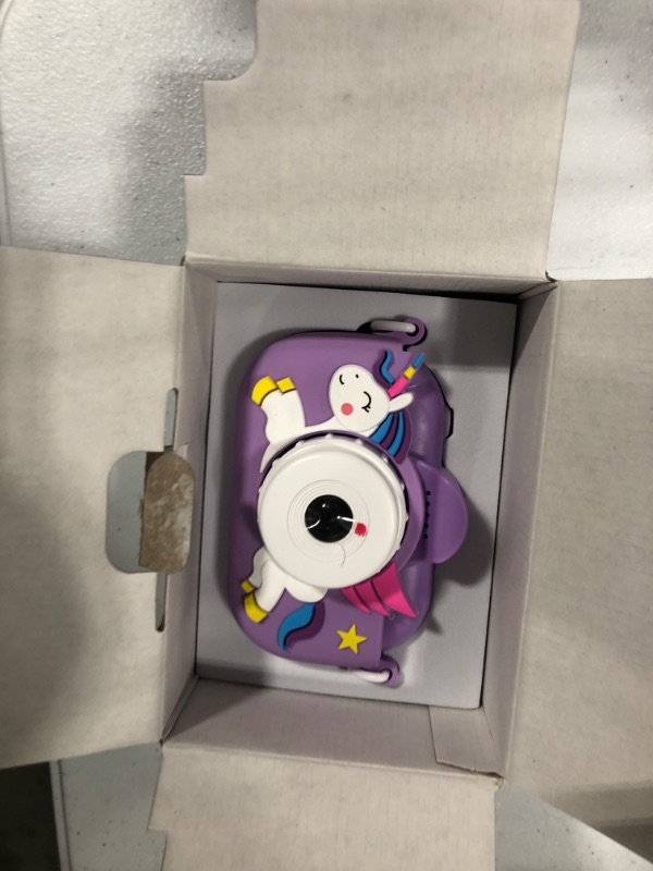 Photo 3 of Kids Camera Toddler Toys for Girls Boys, YEEHAO 32MP Dual Lens Digital Camera for 3 4 5 6 7 8 9 Year Old Girl Christmas Birthday Gifts, 1080P Selfie Video Camera for Kids with 32GB SD Card, Purple