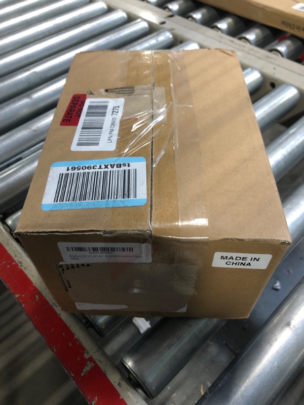 Photo 1 of KingTac 2.25" X 1.25” Direct Thermal Labels - 12 Rolls,1000/Roll - Perforated Stickers for Barcode Address & FBA Product, Compatible with Zebra & Rollo & MUNBYN Desktop Printer… Roll-2.25x1.25-12000 Labels