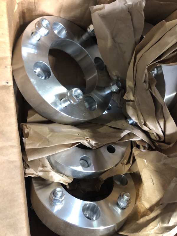Photo 1 of 4x137 to 4x156 Wheel Adapters, 1.5 inch 4x137mm to 4x156mm Forged ATV UTV Wheel Adapter for Outlander Commander Renegade Bayou with 12x1.5 Studs 110mm Hub Bore
