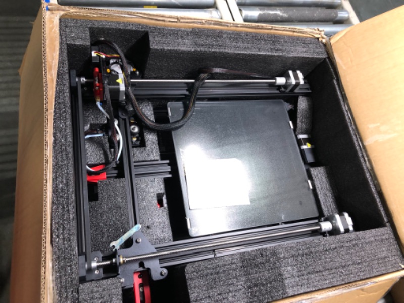 Photo 3 of Creality Ender 3 Max Neo 3D Printer, CR Touch Auto Leveling Dual Z-Axis Full-Metal Extruder Silent Mainboard Filament Sensor Ender 3D Printer Large Print Size 11.8x11.8x12.6in