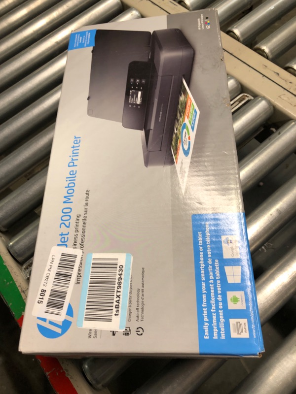 Photo 2 of HP OfficeJet 200 Portable Printer with Wireless & Mobile Printing, Works with Alexa (CZ993A) ,Black
