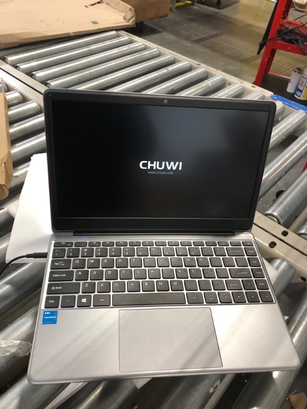 Photo 3 of CHUWI HeroBook Pro 14.1'' Laptop, 8GB RAM 256GB SSD, Windows 11 Laptop, 1TB SSD Expand, Intel Celeron N4020(up to 2.8GHz), 2K FHD IPS Display, Ultra Slim, Mini-HDMI, 5G WiFi, BT4.2, Webcam,TF Card Space Gray