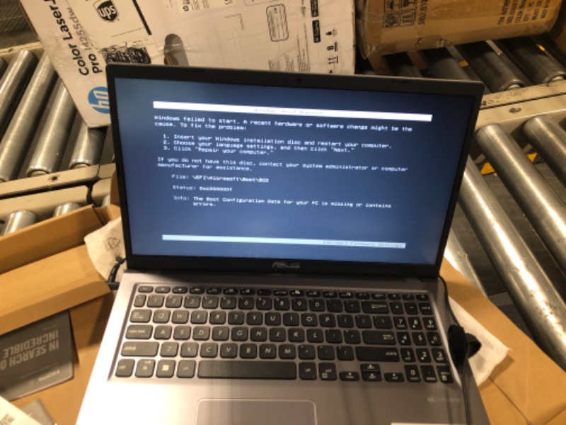 Photo 3 of ***FOR PARTS ONLY*** ASUS VivoBook S15 15.6" FHD IPS Business Laptop (Intel 12-Core i5-1240P, 16GB RAM, 512GB PCIe SSD) Backlit, Fingerprint, Wi-Fi 6, IST Cable, Webcam, Win 11 Home, F1502ZA-DS52, Quiet Blue 16GB RAM|512GB SSD
--- No hard drive in laptop 
