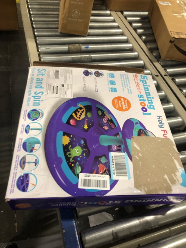 Photo 1 of Dinosaur Sit and Spin Toys for Toddlers with LED Light and Music, 360° Spin Activity Toy for Ages Over 18 Months Kids, Girls and Boys