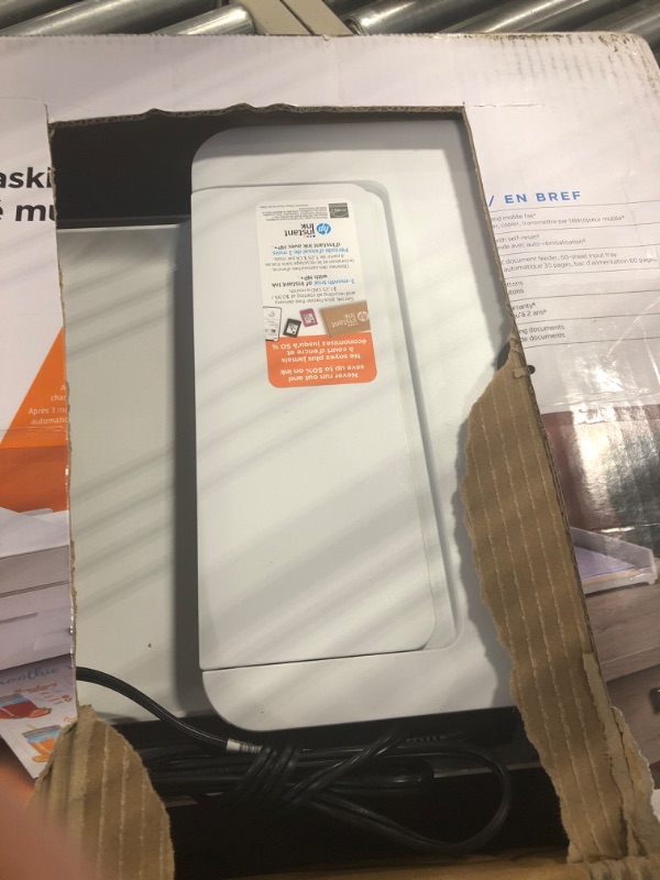 Photo 1 of HP DeskJet 4155e Wireless Color All-in-One Printer & 67XL Tri-Color High-Yield Ink Cartridge | 3YM58AN & 67XL Black High-Yield Ink Cartridge | 3YM57AN Printer + Tri-color Ink + Black Ink