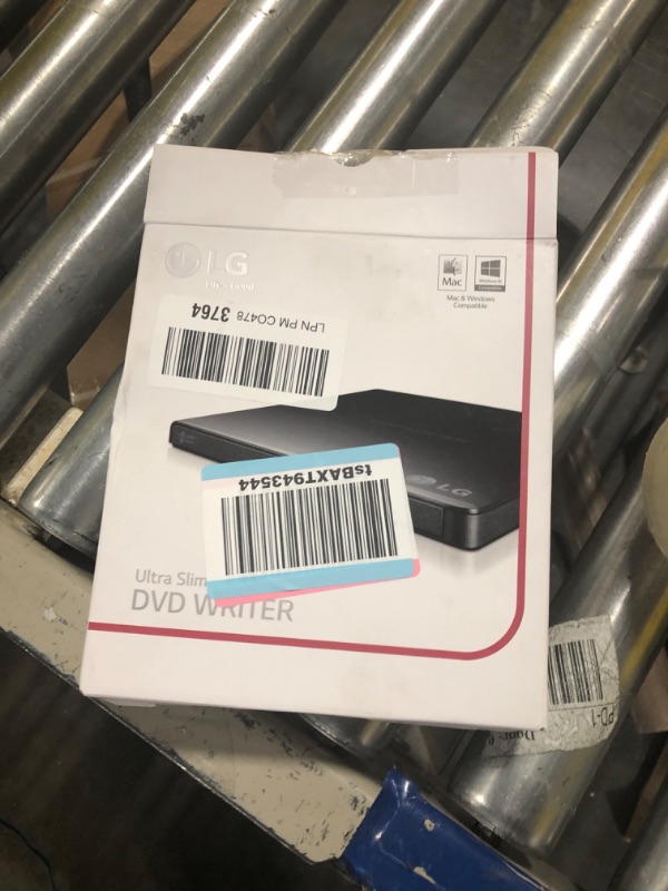 Photo 2 of LG Electronics 8X USB 2.0 Super Multi Ultra Slim Portable DVD Writer Drive +/-RW External Drive with M-DISC Support (Black) GP65NB60 Black Drive