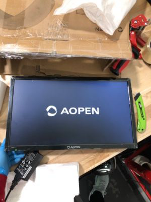 Photo 2 of AOPEN 20CH1Q bi 19.5" HD (1366 x 768) NTSC 72% Color Gamut Tilt VESA Compatible Monitor for Work or Home (1 x HDMI & VGA Port), Black 60Hz 19.5-inch