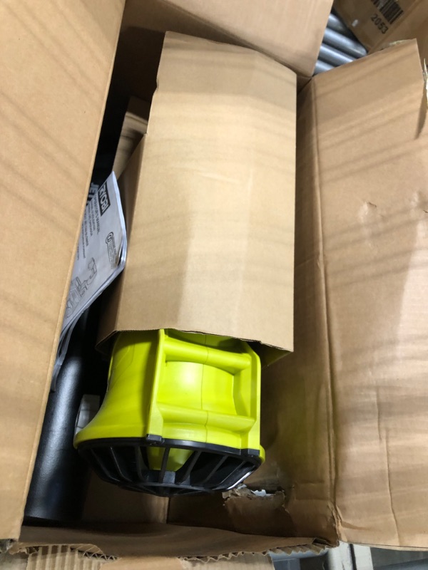 Photo 3 of * No charger / battery * FOR PARTS ONLY ** RYOBI 40V 110 MPH 525 CFM Cordless Battery Variable-Speed Jet Fan Leaf Blower with 4.0 Ah Battery and Charger