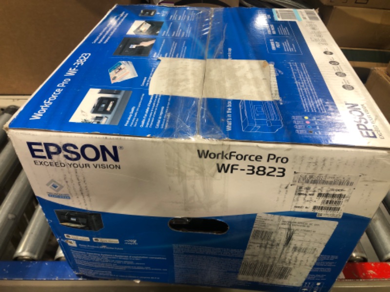 Photo 2 of Epson Workforce Pro WF-3823 Wireless All-in-One Printer with Auto 2-Sided Printing, 35-Page ADF, 250-Sheet Paper Tray and 2.7" Color Touchscreen, Black