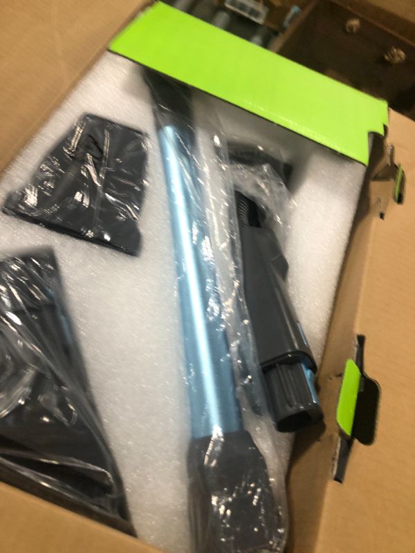 Photo 4 of ****MISSING PART***Oraimo Cordless Vacuum, 24KPA Vacuum Cleaner with 270W Brushless Motor, Stick Vacuum with Anti-entangle Floor Brush, Up to 45min Runtime, for Pet Hair Hard Floor Carpet Stair Dorm, 4 HEPA Gray