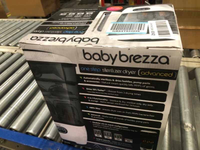 Photo 1 of Baby Brezza Baby Bottle Sterilizer and Dryer Advanced – Electric Steam Sterilization Machine – Universal Sterilizing for All Bottles: Plastic + Glass + Pacifiers + Breast Pump Parts - HEPA Filtration