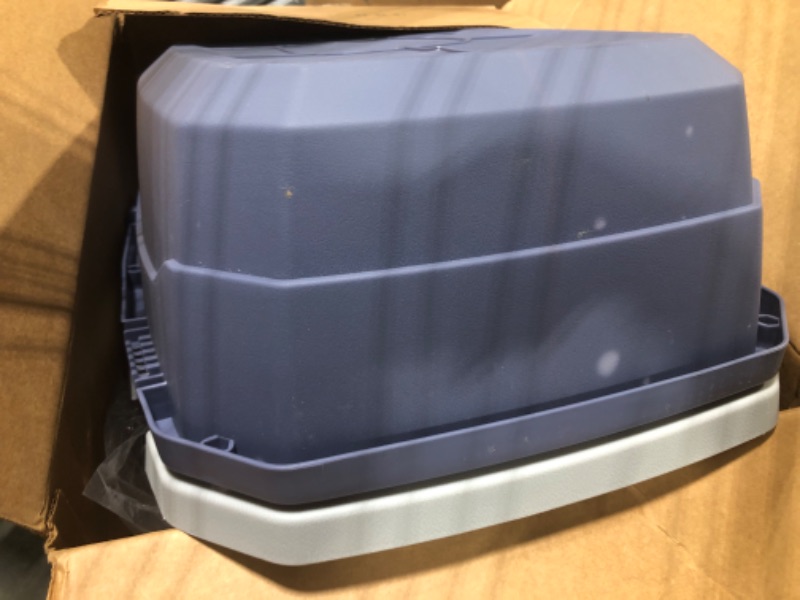 Photo 1 of Amazon Basics Two-Door Top-Load Hard-Sided Pet Travel Carrier Two-Door Top-Load 23-Inch