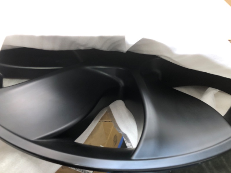 Photo 1 of Terfulnel 19 Inch Hubcap Fit 2017-2023 Tesla Model Y Wheel Covers 4PCS Replacement Hub Caps Protection for Stylish Car Decor 19 Inch 19 Inches-Turbo Model-Matte Black