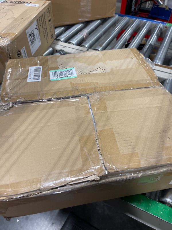 Photo 1 of Vikaey Modern LED Ceiling Light, 8 Rings Flush Mount Ceiling Light,Gold Close to Ceiling Light, Lighting Fixture Ceiling Lamp for Kitchen, Living Room, Bedroom, Dining Room, 4000K Not dimmable Gold 8-Light