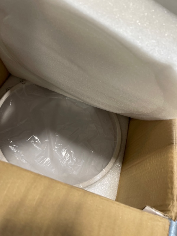 Photo 1 of Shine LUEST Dimmable Ceiling Light 3000K-6000K Remote Control, White 90W Flush Mount Large 10 Fishes Close to Ceiling Light Fixture, LED Modern Chandelier for Living Room, Bedroom 10 Fish, White