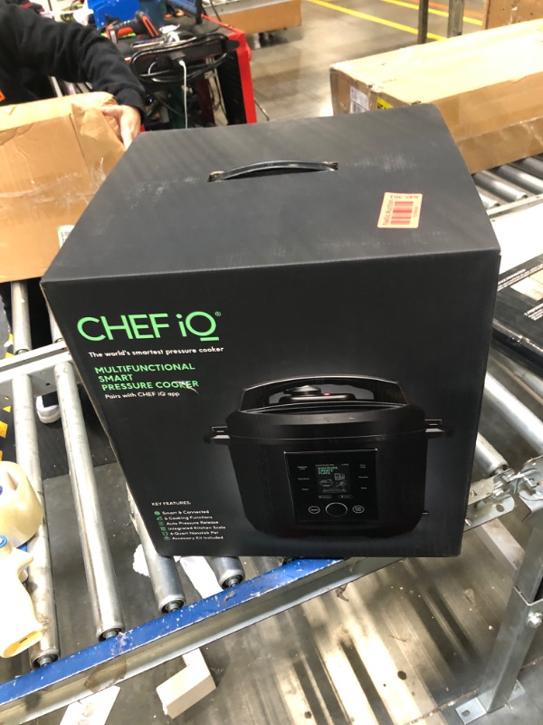 Photo 2 of **USED** CHEF iQ Smart Pressure Cooker 10 Cooking Functions & 18 Features, Built-in Scale, 1000+ Presets & Times & Temps w/App for 600+ Foolproof Guided Recipes, Rice & Slow Electric MultiCooker, 6 Qt **USED*** 
 