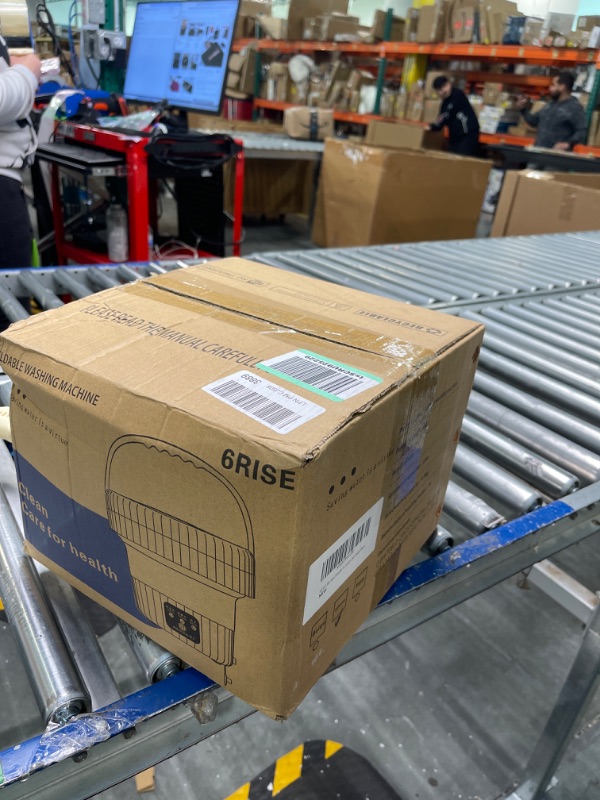 Photo 1 of MINDORE Portable Washing Machine, 6.5L Large Capacity, 3 Modes of Deep Cleaning, Mini Washing Machine Suitable for Washing Baby Clothes, Underwear, Socks, Suitable for Apartment Camping Travel, Green