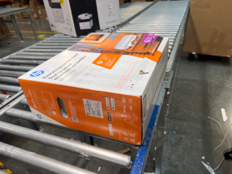 Photo 1 of HP ENVY 6055e Wireless Color Inkjet Printer, Print, scan, copy, Easy setup, Mobile printing, Best for home, Instant Ink with HP+,white New