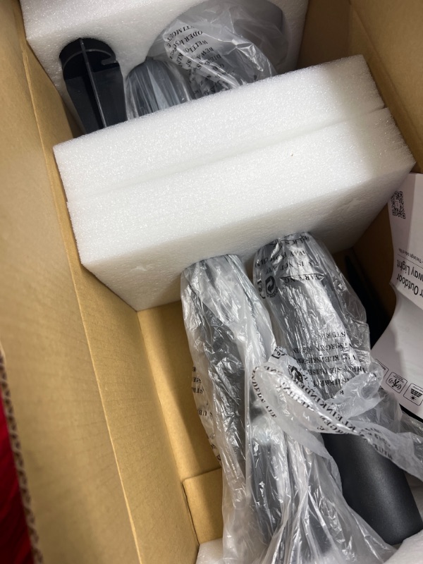 Photo 1 of Yoolax Solar Pathway Lights Outdoor Motion Sensor Landscape Lights 2 Pack Waterproof Dusk to Dawn Path Lights for Garden, Patio, Yard, Driveway (Black)