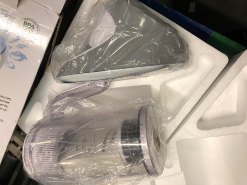 Photo 1 of Hydrogen Alkaline Water Pitcher - Rich Hydrogen Water Generator Electrolysis Jug with SPE and PEM Concentrator Technology. Balanced Purified Water PH Levels and Filtered with Calcium Sulfite.