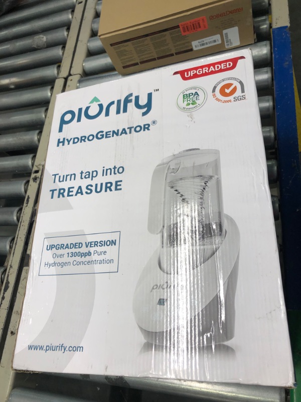 Photo 1 of Hydrogen Alkaline Water Pitcher - Rich Hydrogen Water Generator Electrolysis Jug with SPE and PEM Concentrator Technology. Balanced Purified Water PH Levels and Filtered with Calcium Sulfite.